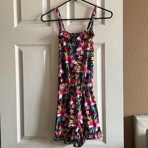 Girls/ladies (x small/small) Hurley Hawaiian print romper